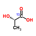 InChI=1/C3H6O3/c1-2(4)3(5)6/h2,4H,1H3,(H,5,6)/t2-/m0/s1/i3+1