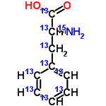 InChI=1/C9H11NO2/c10-8(9(11)12)6-7-4-2-1-3-5-7/h1-5,8H,6,10H2,(H,11,12)/t8-/m0/s1/i1+1,2+1,3+1,4+1,5+1,6+1,7+1,8+1,9+1,10+1