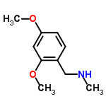 InChI=1/C10H15NO2/c1-11-7-8-4-5-9(12-2)6-10(8)13-3/h4-6,11H,7H2,1-3H3