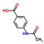 InChI=1/C9H9NO3/c1-6(11)10-8-4-2-7(3-5-8)9(12)13/h2-5H,1H3,(H,10,11)(H,12,13)