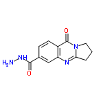 InChI=1/C12H12N4O2/c13-15-11(17)7-3-4-8-9(6-7)14-10-2-1-5-16(10)12(8)18/h3-4,6H,1-2,5,13H2,(H,15,17)