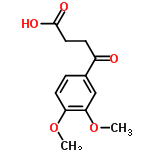 InChI=1/C12H14O5/c1-16-10-5-3-8(7-11(10)17-2)9(13)4-6-12(14)15/h3,5,7H,4,6H2,1-2H3,(H,14,15)