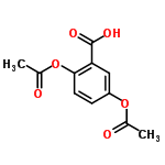 InChI=1/C11H10O6/c1-6(12)16-8-3-4-10(17-7(2)13)9(5-8)11(14)15/h3-5H,1-2H3,(H,14,15)