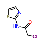 InChI=1/C5H5ClN2OS/c6-3-4(9)8-5-7-1-2-10-5/h1-2H,3H2,(H,7,8,9)