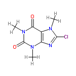 InChI=1/C8H9ClN4O2/c1-11-4-5(10-7(11)9)12(2)8(15)13(3)6(4)14/h1-3H3