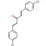 InChI=1/C17H12Cl2O/c18-15-7-1-13(2-8-15)5-11-17(20)12-6-14-3-9-16(19)10-4-14/h1-12H