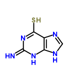 InChI=1/C5H5N5S/c6-5-9-3-2(4(11)10-5)7-1-8-3/h1H,(H4,6,7,8,9,10,11)