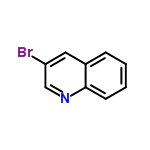 InChI=1/C9H6BrN/c10-8-5-7-3-1-2-4-9(7)11-6-8/h1-6H