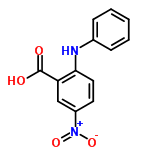 InChI=1/C13H10N2O4/c16-13(17)11-8-10(15(18)19)6-7-12(11)14-9-4-2-1-3-5-9/h1-8,14H,(H,16,17)