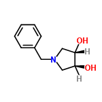 InChI=1/C11H15NO2/c13-10-7-12(8-11(10)14)6-9-4-2-1-3-5-9/h1-5,10-11,13-14H,6-8H2/t10-,11-/m0/s1