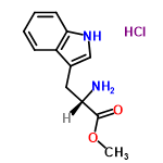 InChI=1/C12H14N2O2.ClH/c1-16-12(15)10(13)6-8-7-14-11-5-3-2-4-9(8)11;/h2-5,7,10,14H,6,13H2,1H3;1H/t10-;/m0./s1