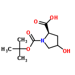 InChI=1/C10H17NO5/c1-10(2,3)16-9(15)11-5-6(12)4-7(11)8(13)14/h6-7,12H,4-5H2,1-3H3,(H,13,14)/t6?,7-/m1/s1