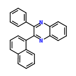 InChI=1/C24H16N2/c1-2-10-18(11-3-1)23-24(26-22-16-7-6-15-21(22)25-23)20-14-8-12-17-9-4-5-13-19(17)20/h1-16H