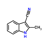 InChI=1/C10H8N2/c1-7-9(6-11)8-4-2-3-5-10(8)12-7/h2-5,12H,1H3