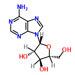 InChI=1/C10H13N5O4/c11-8-5-9(13-2-12-8)15(3-14-5)10-7(18)6(17)4(1-16)19-10/h2-4,6-7,10,16-18H,1H2,(H2,11,12,13)/t4-,6-,7+,10-/m1/s1