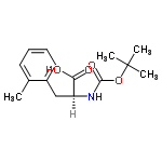 InChI=1/C15H21NO4/c1-10-7-5-6-8-11(10)9-12(13(17)18)16-14(19)20-15(2,3)4/h5-8,12H,9H2,1-4H3,(H,16,19)(H,17,18)/t12-/m0/s1