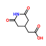 InChI=1/C7H9NO4/c9-5-1-4(3-7(11)12)2-6(10)8-5/h4H,1-3H2,(H,11,12)(H,8,9,10)