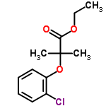 InChI=1/C12H15ClO3/c1-4-15-11(14)12(2,3)16-10-8-6-5-7-9(10)13/h5-8H,4H2,1-3H3