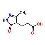 InChI=1/C7H10N2O3/c1-4-5(2-3-6(10)11)7(12)9-8-4/h5H,2-3H2,1H3,(H,9,12)(H,10,11)