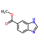 InChI=1/C9H8N2O2/c1-13-9(12)6-2-3-7-8(4-6)11-5-10-7/h2-5H,1H3,(H,10,11)