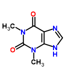 InChI=1/C7H8N4O2/c1-10-5-4(8-3-9-5)6(12)11(2)7(10)13/h3H,1-2H3,(H,8,9)