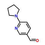 InChI=1/C10H12N2O/c13-8-9-3-4-10(11-7-9)12-5-1-2-6-12/h3-4,7-8H,1-2,5-6H2