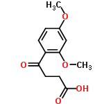 InChI=1/C12H14O5/c1-16-8-3-4-9(11(7-8)17-2)10(13)5-6-12(14)15/h3-4,7H,5-6H2,1-2H3,(H,14,15)