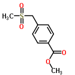 InChI=1/C10H12O4S/c1-14-10(11)9-5-3-8(4-6-9)7-15(2,12)13/h3-6H,7H2,1-2H3