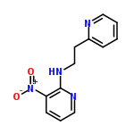 InChI=1/C12H12N4O2/c17-16(18)11-5-3-8-14-12(11)15-9-6-10-4-1-2-7-13-10/h1-5,7-8H,6,9H2,(H,14,15)