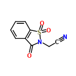 InChI=1/C9H6N2O3S/c10-5-6-11-9(12)7-3-1-2-4-8(7)15(11,13)14/h1-4H,6H2