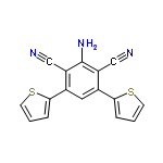 InChI=1/C16H9N3S2/c17-8-12-10(14-3-1-5-20-14)7-11(13(9-18)16(12)19)15-4-2-6-21-15/h1-7H,19H2