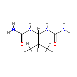 InChI=1/C6H14N4O2/c1-3(2)4(9-5(7)11)10-6(8)12/h3-4H,1-2H3,(H3,7,9,11)(H3,8,10,12)