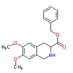 InChI=1/C19H21NO4/c1-22-17-9-14-8-16(20-11-15(14)10-18(17)23-2)19(21)24-12-13-6-4-3-5-7-13/h3-7,9-10,16,20H,8,11-12H2,1-2H3