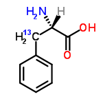 InChI=1/C9H11NO2/c10-8(9(11)12)6-7-4-2-1-3-5-7/h1-5,8H,6,10H2,(H,11,12)/t8-/m0/s1/i6+1