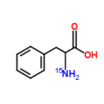 InChI=1/C9H11NO2/c10-8(9(11)12)6-7-4-2-1-3-5-7/h1-5,8H,6,10H2,(H,11,12)/i10+1