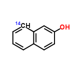 InChI=1/C10H8O/c11-10-6-5-8-3-1-2-4-9(8)7-10/h1-7,11H/i4+2