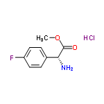 InChI=1/C9H10FNO2.ClH/c1-13-9(12)8(11)6-2-4-7(10)5-3-6;/h2-5,8H,11H2,1H3;1H/t8-;/m1./s1