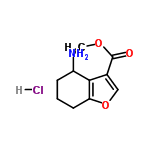 InChI=1/C10H13NO3.ClH/c1-13-10(12)6-5-14-8-4-2-3-7(11)9(6)8;/h5,7H,2-4,11H2,1H3;1H