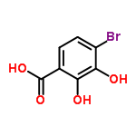 InChI=1/C7H5BrO4/c8-4-2-1-3(7(11)12)5(9)6(4)10/h1-2,9-10H,(H,11,12)