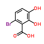 InChI=1/C7H5BrO4/c8-3-1-2-4(9)6(10)5(3)7(11)12/h1-2,9-10H,(H,11,12)