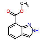 InChI=1/C9H8N2O2/c1-13-9(12)7-4-2-3-6-5-10-11-8(6)7/h2-5H,1H3,(H,10,11)