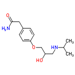 InChI=1/C14H22N2O3/c1-10(2)16-8-12(17)9-19-13-5-3-11(4-6-13)7-14(15)18/h3-6,10,12,16-17H,7-9H2,1-2H3,(H2,15,18)