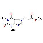 InChI=1/C11H14N4O4/c1-13-9-8(10(17)14(2)11(13)18)15(6-12-9)5-4-7(16)19-3/h6H,4-5H2,1-3H3