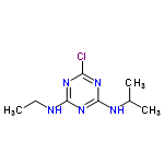 InChI=1/C8H14ClN5/c1-4-10-7-12-6(9)13-8(14-7)11-5(2)3/h5H,4H2,1-3H3,(H2,10,11,12,13,14)