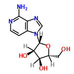 InChI=1/C11H14N4O4/c12-10-7-5(1-2-13-10)15(4-14-7)11-9(18)8(17)6(3-16)19-11/h1-2,4,6,8-9,11,16-18H,3H2,(H2,12,13)/t6-,8-,9-,11-/m1/s1