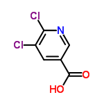 InChI=1/C6H3Cl2NO2/c7-4-1-3(6(10)11)2-9-5(4)8/h1-2H,(H,10,11)