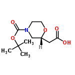 InChI=1/C11H19NO5/c1-11(2,3)17-10(15)12-4-5-16-8(7-12)6-9(13)14/h8H,4-7H2,1-3H3,(H,13,14)/t8-/m1/s1