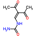 InChI=1/C7H10N2O3/c1-4(10)6(5(2)11)3-9-7(8)12/h3H,1-2H3,(H3,8,9,12)