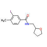 InChI=1/C13H16INO2/c1-9-4-5-10(7-12(9)14)13(16)15-8-11-3-2-6-17-11/h4-5,7,11H,2-3,6,8H2,1H3,(H,15,16)