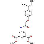 InChI=1/C22H25NO6/c1-5-14(2)15-6-8-19(9-7-15)29-13-20(24)23-18-11-16(21(25)27-3)10-17(12-18)22(26)28-4/h6-12,14H,5,13H2,1-4H3,(H,23,24)